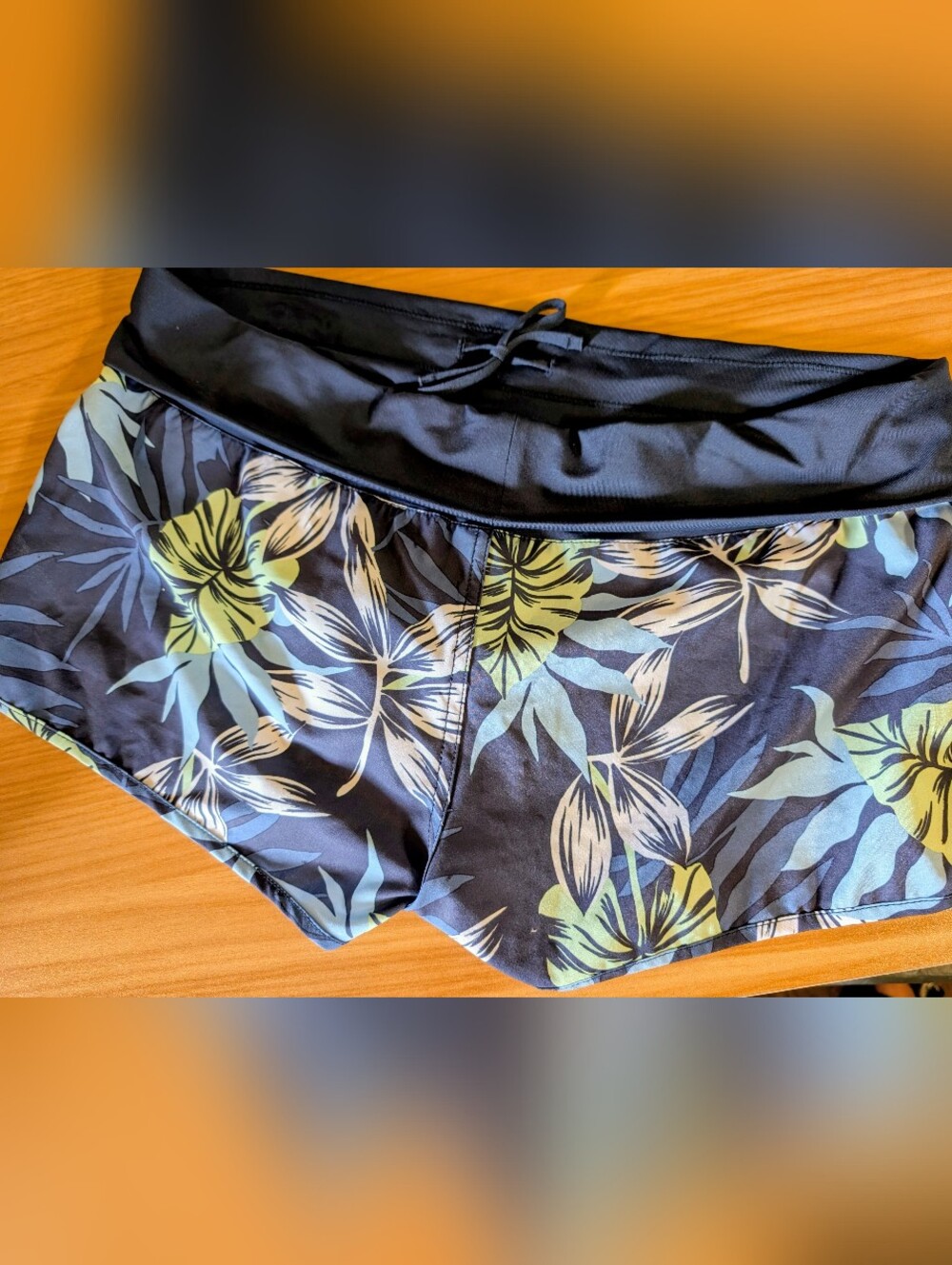 Roxy Womens Boardshorts Summer Fold Over Waistband Y2K Surfer Siren Beach Island